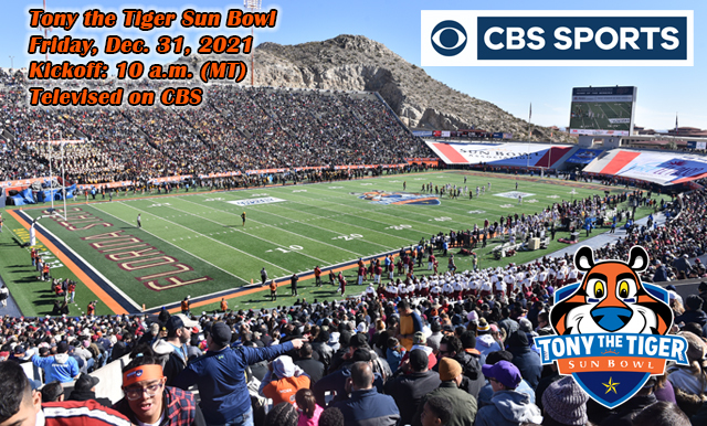 BOWL SCHEDULE ANNOUNCED, TONY THE TIGER SUN BOWL SET FOR AN EARLY START